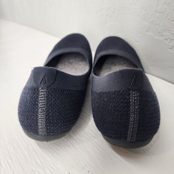 Allbirds Size 9 | Navy Knit Tree Breezer Washable Slip On Ballet Flats Shoes - Picture 6 of 8